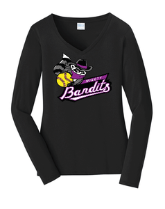 LPC450VLS Port & Company® Ladies Long Sleeve Fan Favorite™ V-Neck Tee